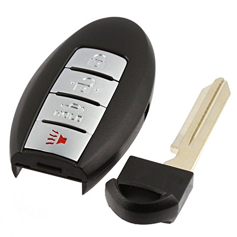 KEYO1E Keyless Entry Remote Control Car Key Fob for Infiniti G35 G37 G25 Q60 QX70 FX37 Nissan Maxima Altima Versa Murano 370Z KR55WK48903 KR55WK49622 - 2 Yr Warranty