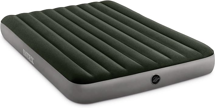 Intex 64109E Dura-Beam Standard Series Prestige Downy Inflatable Airbed, w/ 2 in 1 Extra Wide Valves, Supports Up to 600 pounds, Queen