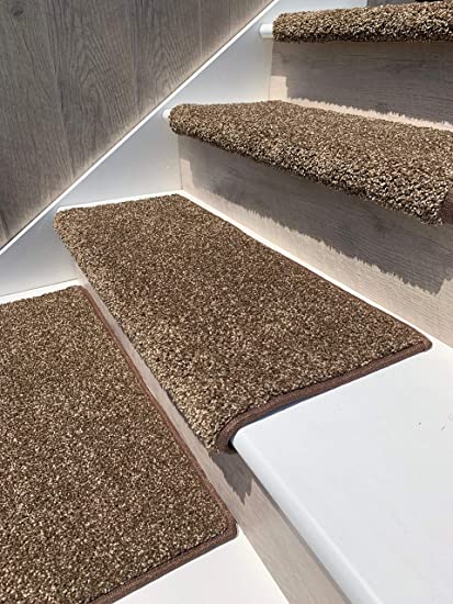 Oak Valley Designs Carpet Stair Treads - Style: Stoney Brook 2' x 4' Rug, Black Walnut