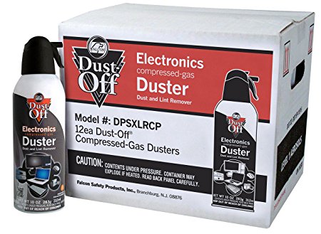Dust-Off 10 oz Compressed Gas Duster Retail Case Pack (DPSXLRCP)