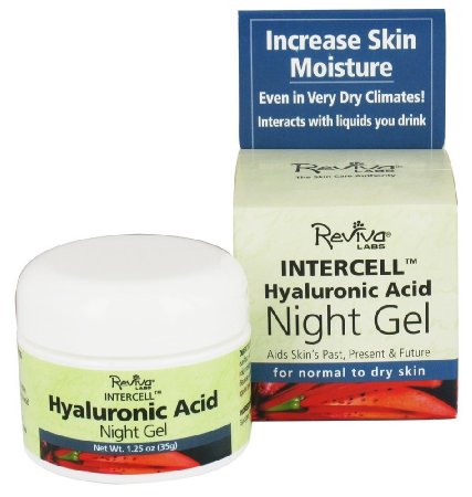 Reviva Labs InterCell Night Gel with Hyaluronic Acid -- 125 oz