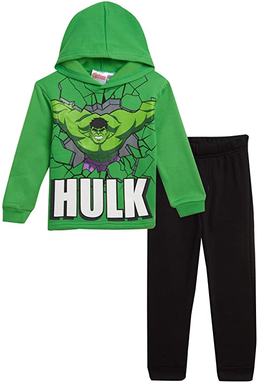 Marvel Black Panther The Incredible Hulk Hooded Pant Set