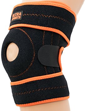 Knee Brace for Running, Meniscus Tear, Arthritis - ACL, Runners Knee, Basketball, Volleyball, Pain & Injury. Comfortable Neoprene Knee Support w/ Spring Stabilizers, Patella Protector to Relieve Pain