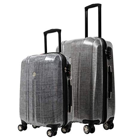 Newcom Hardside Spinner Luggage Sets 2 Piece Set Suitcase Lightweight PC Hard Shell with TSA Lock Travel Carry on 20 and 24 inch