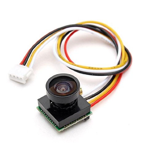 RealAcc 600TVL 1/4 1.8mm CMOS FPV Camera 170 Degree Wide Angle Lens Camera (NTSC)