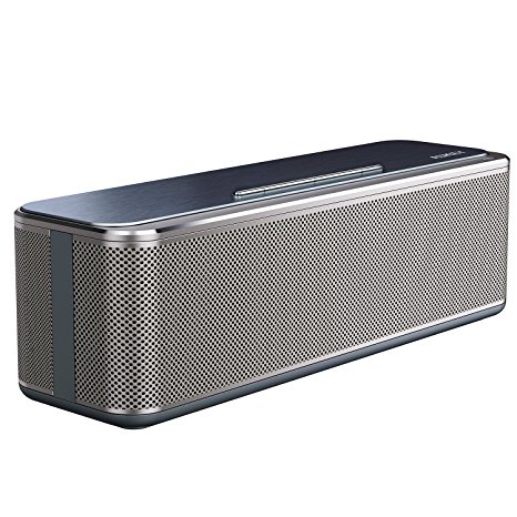 AUKEY Bluetooth Speaker, Wireless Portable Speaker with Dual 8W Drivers and Built-In Microphone for Hands-Free Calls for iPhone, iPad, Samsung, Nexus, HTC, Laptops, and More