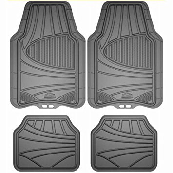 Armor All 78841 4-Piece Grey All Season Rubber Floor Mat