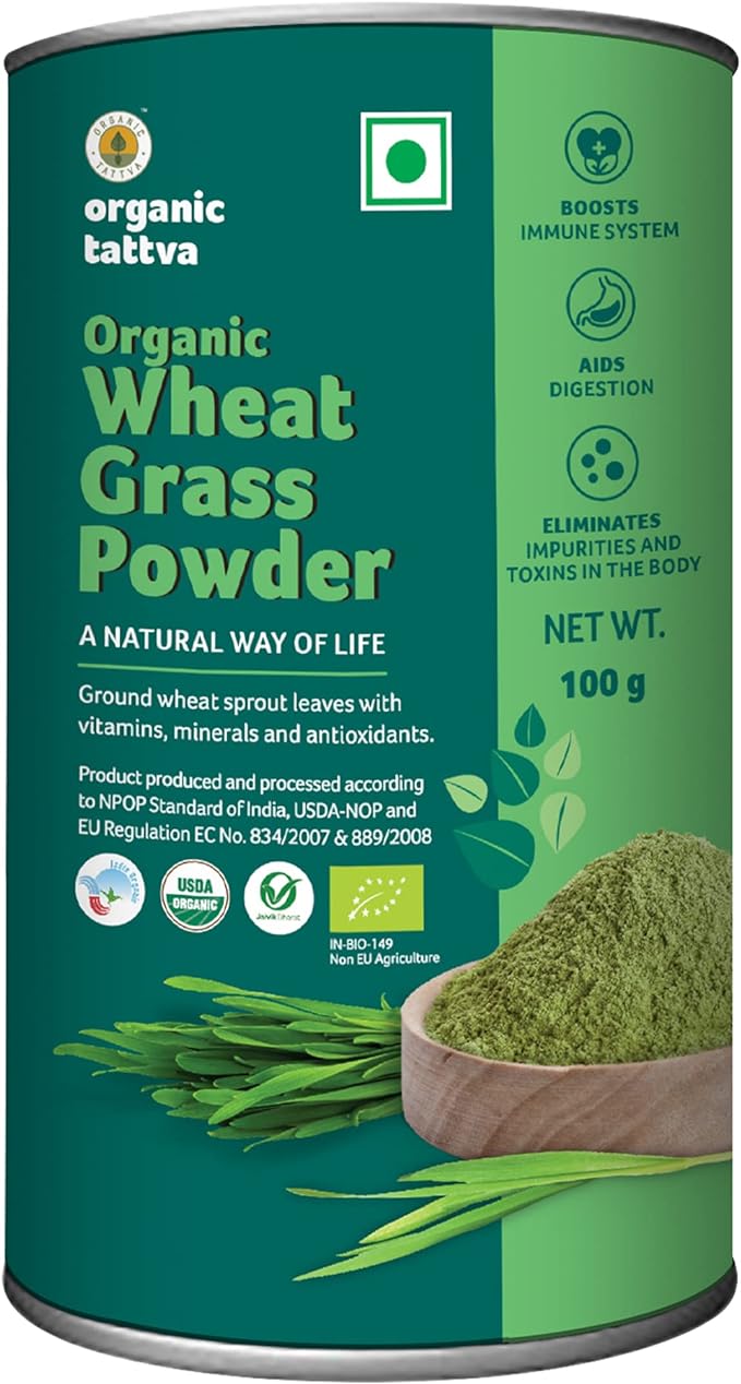 Organic Tattva Organic Wheat Grass Powder 100 g