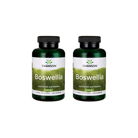 Swanson Boswellia 400 mg 100 Caps 2 Pack