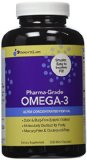 Pharma-Grade OMEGA-3 by InnovixLabs Ultra Concentrated Fish Oil 500 mg Omega-3 per Pill Enteric Coated Odorless and Burp-Free 200 Mini Capsules