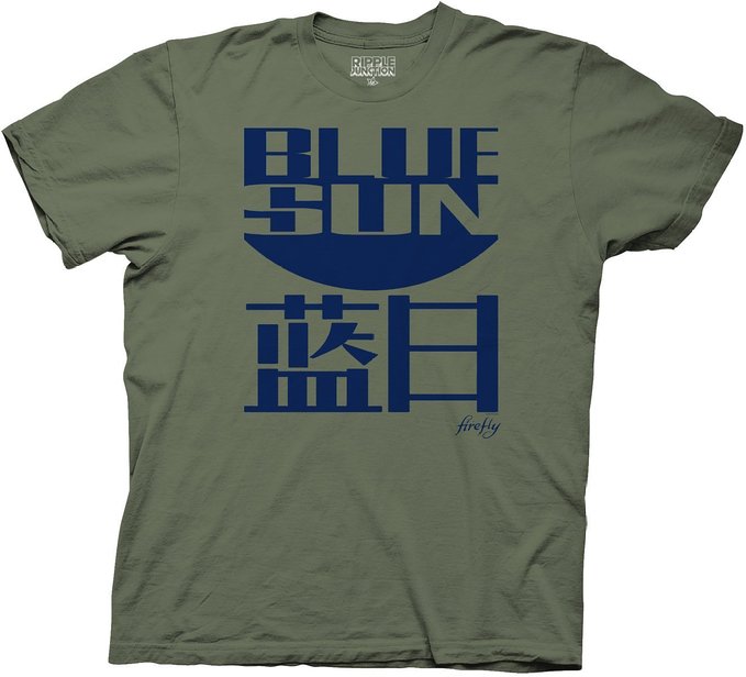 Joss Whedon Serenity Blue Sun Logo Mens T-Shirt