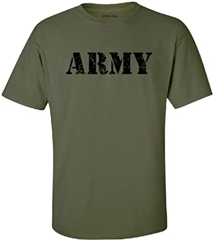 Joe's USA - Vintage Army Logo T-Shirts, Regular Big and Tall Sizes