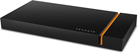 Seagate Firecuda Gaming SSD, 2 TB, External SSD, USB-C USB 3.2 Gen 2x2 NVMe, for PC Laptop, 3 year Rescue Services (STJP2000400)