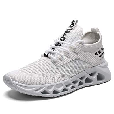 Kvovzo Mens Running Shoes Mesh Breathable Sneakers Lightweight Tennis Sport Casual Walking Athletic for Men Volleyball Workout