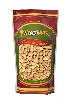 Roasted Unsalted Cashews ~ 4 Lb. - We Got Nuts