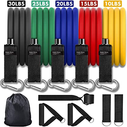 Renoj Resistance Bands, Resistance Bands Set for Exercise Band [11 Pack]