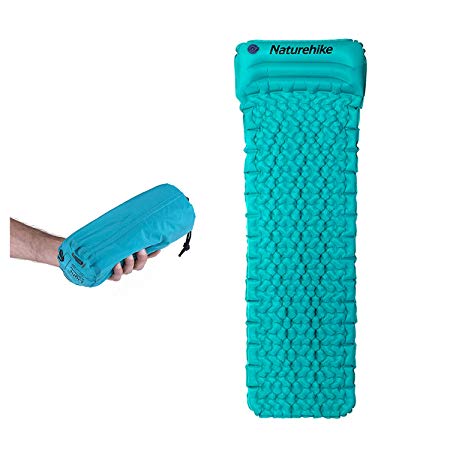 Naturehike Ultralight Sleeping Pad-Inflatable Camping Mat for Backpacking and Hiking,Scout,Hammock,Tent,Cot