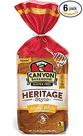 Canyon Bakehouse Gluten Free Heritage Style Honey White Bread,, 24 Oz (pack Of 6)