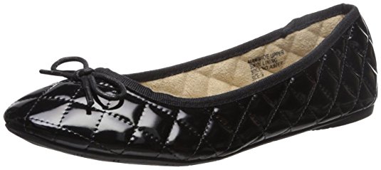 Alpine Swiss Women's Patent Leather Aster Slip On Ballet Flats