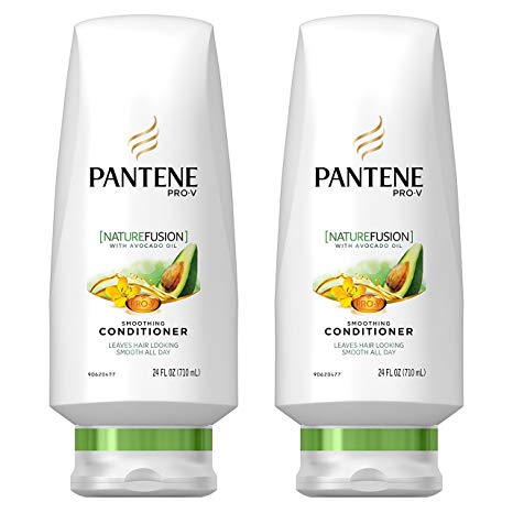 Pantene Pro-V Nature Fusion Smoothing Conditioner with Avocado Oil 24 fl oz (Pack of 2)