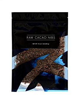 Raw Cacao Nibs Criolo Porcelena Nibs (The Finest Variety from Peru), 16 ounces (1 LBS) (1 PACK (16 oz))