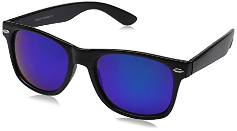 zeroUV - Matte Black Horn Rimmed Sunglasses