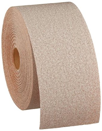 Norton A275 No-Fil Adalox Abrasive Roll, Paper Backing, Pressure Sensitive Adhesive, Aluminum Oxide, Waterproof, Roll 2-3/4" Width x 30yd Length, Grit 120 (Pack of 1)