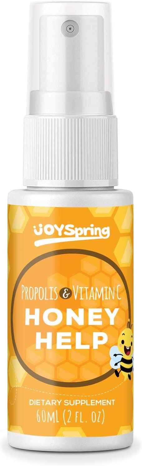 JoySpring Bee Propolis for Immune Support and Sore Throat Relief, 2oz