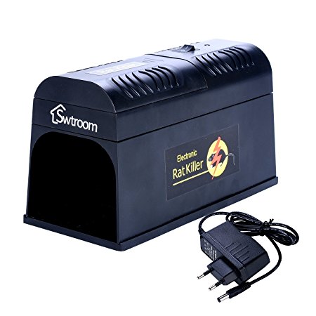 Swtroom Electronic Mouse Trap,Effective and Powerful killer for rats ,squirrels and other similar rodents