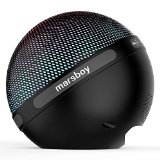Marsboy Orb Portable Hifi Stereo 7 Kinds of LED Show Wireless Bluetooth Speaker with TWS - Black