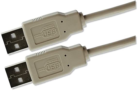 rhinocables High Speed USB 2.0 A Male - A Male Lead Length Cables Lead Plug to Plug Beige (5ft 11in)