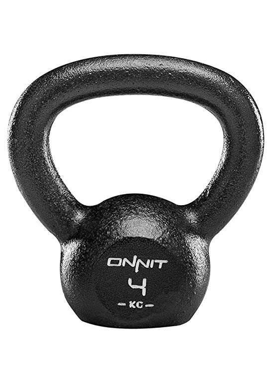 ONNIT Chip Resistant Kettlebell with Enhanced Grip - Built to Last a Lifetime