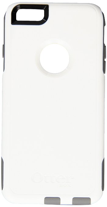 OtterBox COMMUTER iPhone 6 Plus/6s Plus Case - Retail Packaging - GLACIER (WHITE/GUNMETAL GREY)