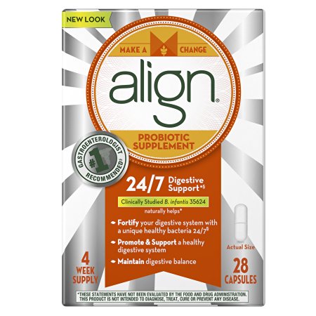 Align Probiotic Supplement Capsules, 28 Count