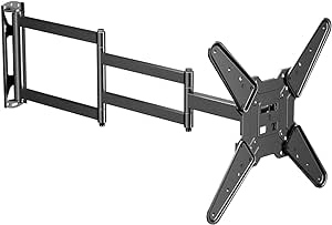 Suptek Corner TV Mount with 40 inch Extension Arm, Long Arm TV Mount for Most 26-65 Inch TVs, Swivel and Tilt Full Motion TV Bracket Max VESA 400x400mm, Holds up to 88 lbs, A1L