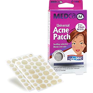 Acne Patch - Spot Dots 72 Count, Hydrocolloid Bandages, Acne Pimple Care Patches Absorbing Round Pads, Blemish Covers