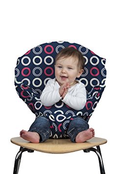 Totseat Chair Harness: The Original Washable and Squashable, Portable Travel High Chair in Blueberry