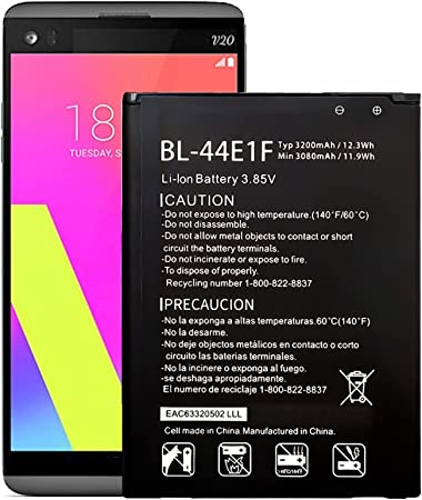 DDONG for LG V20 H918 H910 LS997 US996 VS995 BL-44E1F Battery, Original Capacity [2022 Upgraded] Replacement for LG stylo 3 Plus MP450/stylo 3 Battery