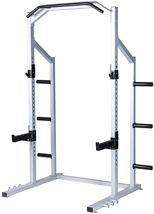 BuyHive Power Rack Exercise Squat Stand Weight Lifting Workout Station Power Cage