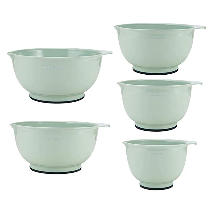 KitchenAid KE178OSPIA Classic Mixing Bowls, Set of 5, Pistachio