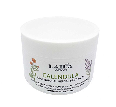 100% Natural Organic Calendula 4.2oz Baby Balm Diaper Rash Cream Treatment for Eczema & Psoriasis.