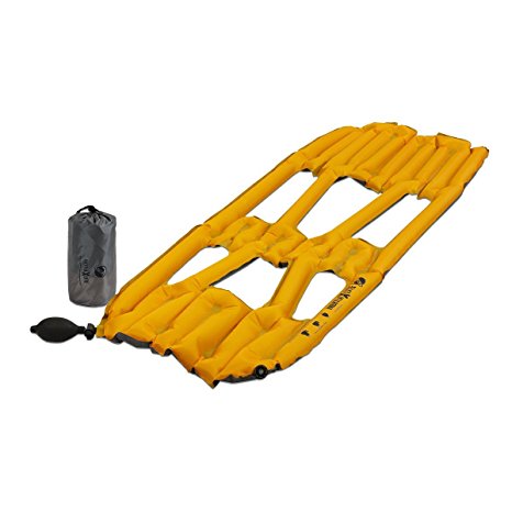 Klymit Inertia X Lite Inflatable Sleeping Pad - Orange/Grey, Small