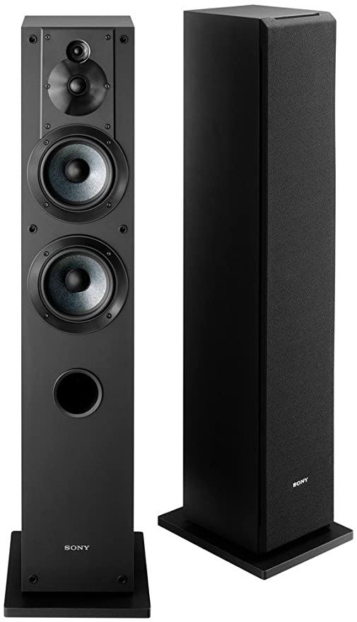 Sony SSCS3 3-Way Floor-Standing Speaker (Single) - Black