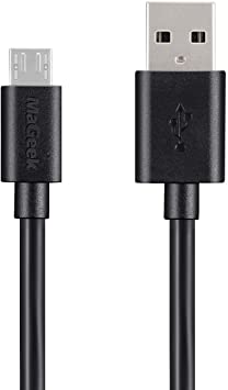 MaGeek 6ft / 1.8m Premium Extra Long Micro USB to USB Cable High Speed USB 2.0 A Male to Micro B for Samsung, HTC, Sony,Motorola,LG, Google, Nokia and More (Black)