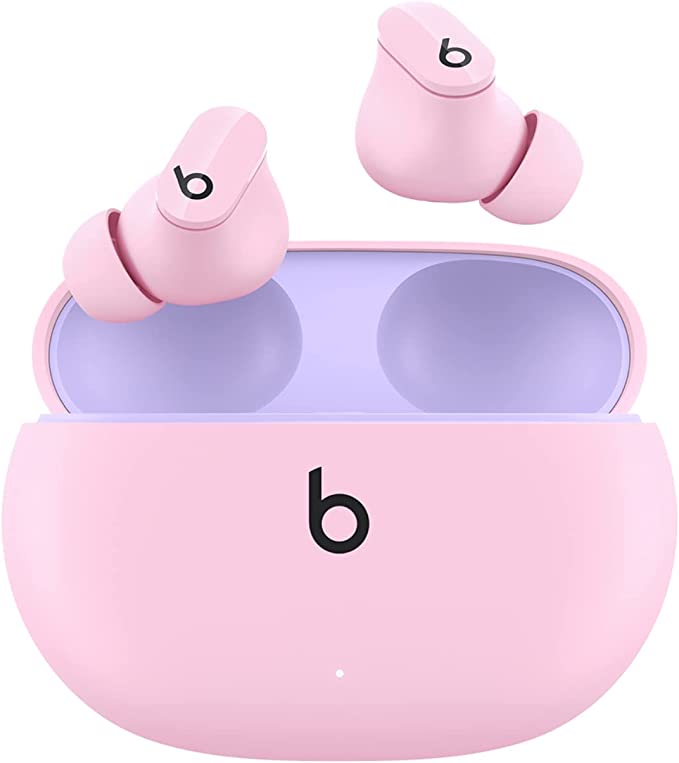 Beats Studio Buds - True Wireless Noise Cancelling Earbuds - Compatible with Apple & Android, Built-in Microphone, IPX4 Rating, Sweat Resistant Earphones, Class 1 Bluetooth Headphones - Pink