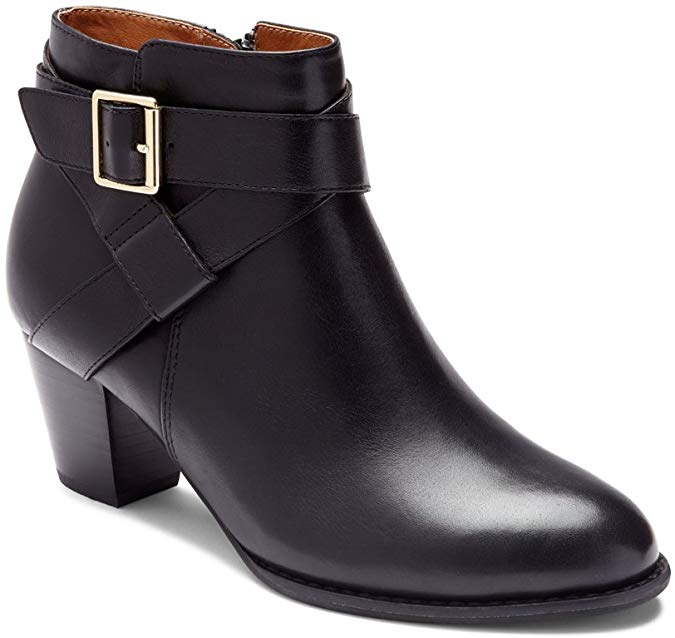 Vionic Women's Upright Trinity Ankle Boot - Ladies Boots with Concealed Orthotic Arch Support