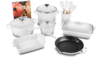 Le Creuset 16-piece Cookware Set (White)