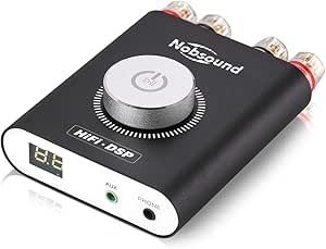 Nobsound NS-20G Amplificateur audio 200 W Mini amplificateur de puissance numérique avec Bluetooth 5.0 pour stéréo HiFi