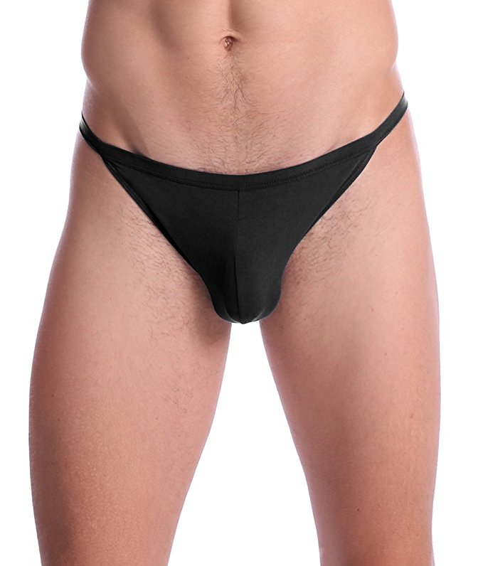 ONEFIT Men's Cotton Thongs G-string Underwear, Pack of 4