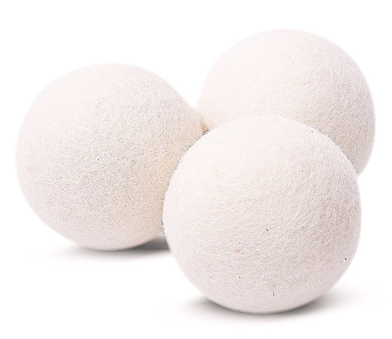 EcoJeannie (WB000 - 3 Pack) Wool Dryer Balls - Premium XL Organic Eco-Friendly Natural Unscented Non-Toxic Felt Laundry Balls - Natural Anti-Static Chemical Free Fabric Softener Static Guard - Handmade in Nepal with 100% Natural New Zealand Premium Wool from Surface to Core.